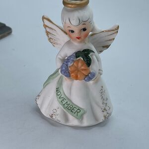 Vintage November birthday angel figurine Northern Imports.